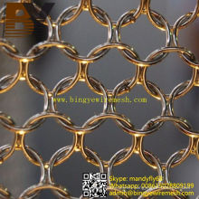 Ring Metal Fashionable Mesh Curtain